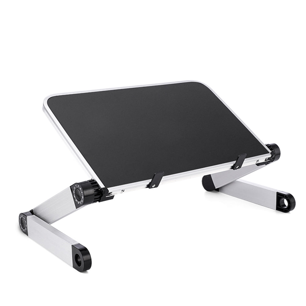 حامل لابتوب قابل للطي مريح بزاوية 360 درجة من ألومنيوم | Foldable Laptop Stand Ergonomic Desk Tablet Holder