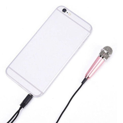ميكروفون صغير سلكي للهاتف والتسجيل | Mini Wired Microphone for Mobile Phone Recording