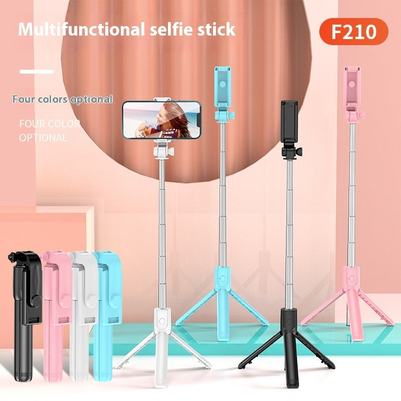 Mobile Phone Bluetooth Selfie Stick Tripod Self Timer | عصا سيلفي بلوتوث حامل ثلاثي للهواتف المحمولة مع مؤقت ذاتي
