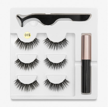 زوج رموش مغناطيسية عصرية بدون غراء | A Pair Of False Eyelashes With Magnets In Fashion