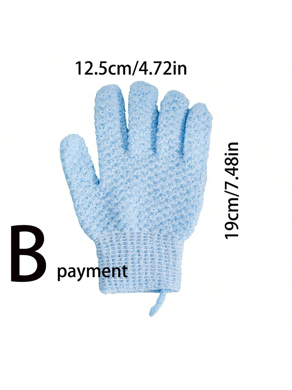 1/2 Pieces Exfoliating Shower Gloves, Shower Gloves Towel Bath Gloves, Reversible Exfoliating Gloves for Spa, Massage and Body Scrub, Body Scrub Bath Accessories Home Bathroom Decor Fall Decor Back to School