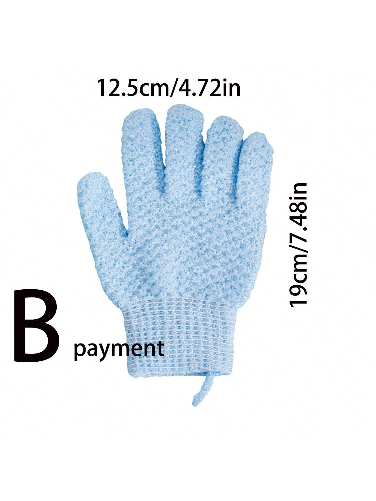 1/2 Pieces Exfoliating Shower Gloves, Shower Gloves Towel Bath Gloves, Reversible Exfoliating Gloves for Spa, Massage and Body Scrub, Body Scrub Bath Accessories Home Bathroom Decor Fall Decor Back to School