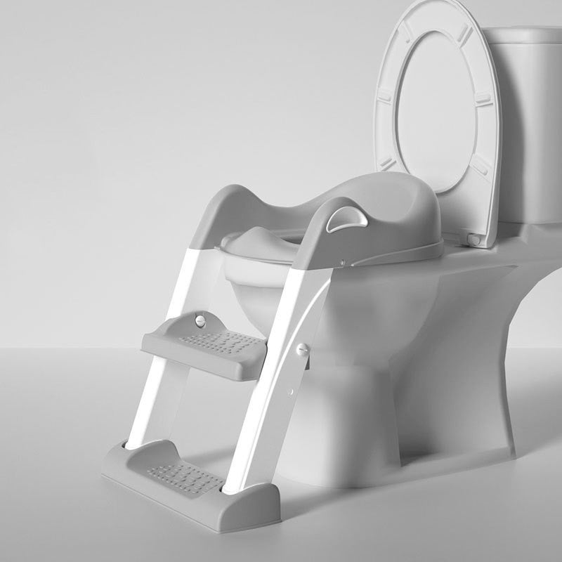 مقعد مرحاض أطفال قابل للطي | Stair-type Baby Ladder Folding Toilet Seat  Cushion
