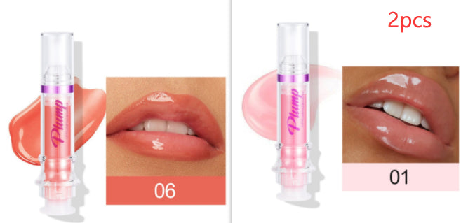 أحمر شفاه سائل لامع | New Tube Lip Rich Lip Color Liquid Lipstick Mirror