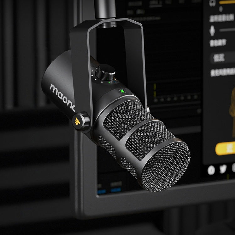 مايكروفون XLR احترافي للبث المباشر والتسجيل ثنائي الوضع | XLR USB Dual Mode Live Broadcast Recording Moving Coil Microphone
