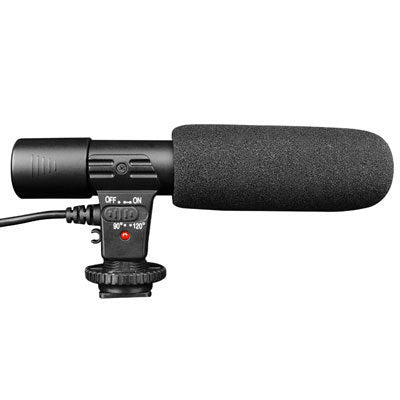 مايكروفون MIC-01 كوندنسر للكاميرا والهاتف بمنفذ 3.5mm | MIC-01 Condenser Microphone for Camera Hot Shoe 3.5mm
