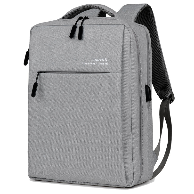 حقيبة ظهر لابتوب مضادة للماء والصدمات بشحن لاسلكي | Waterproof Shockproof Rechargeable Backpack Laptop Bag