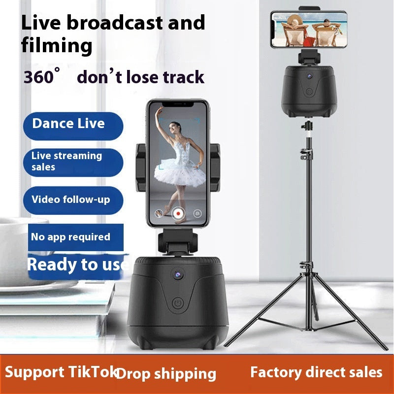 جيمبال Q8 ثنائي المحور ذكي بتقنية AI للتعرف على الوجه والتتبع التلقائي | New Dual-axis Q8 Intelligent AI Face Recognition Automatic Mobile Phone Tracking Head Stabilizer