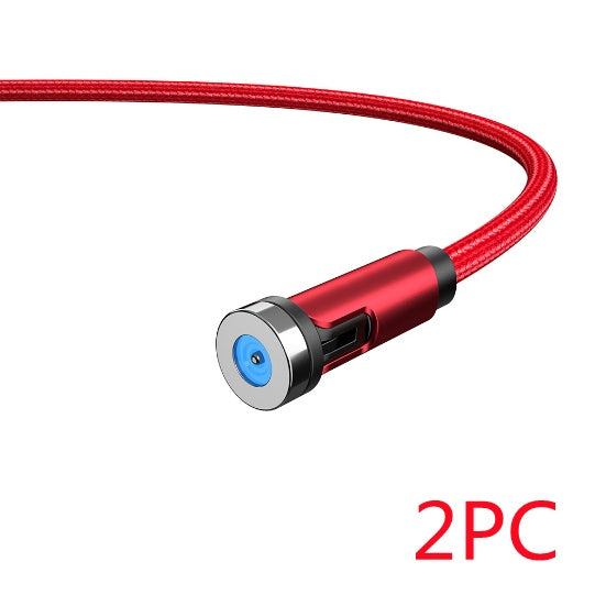 كابل شحن مغناطيسي دوار 360 درجة سريع الشحن | Essager Rotate Magnetic Cable 360 Degree USB Type C Fast Charging