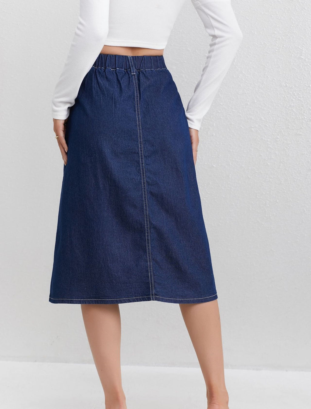 تنورة جينز نسائية كاجوال | Womens Casual Denim Skirt