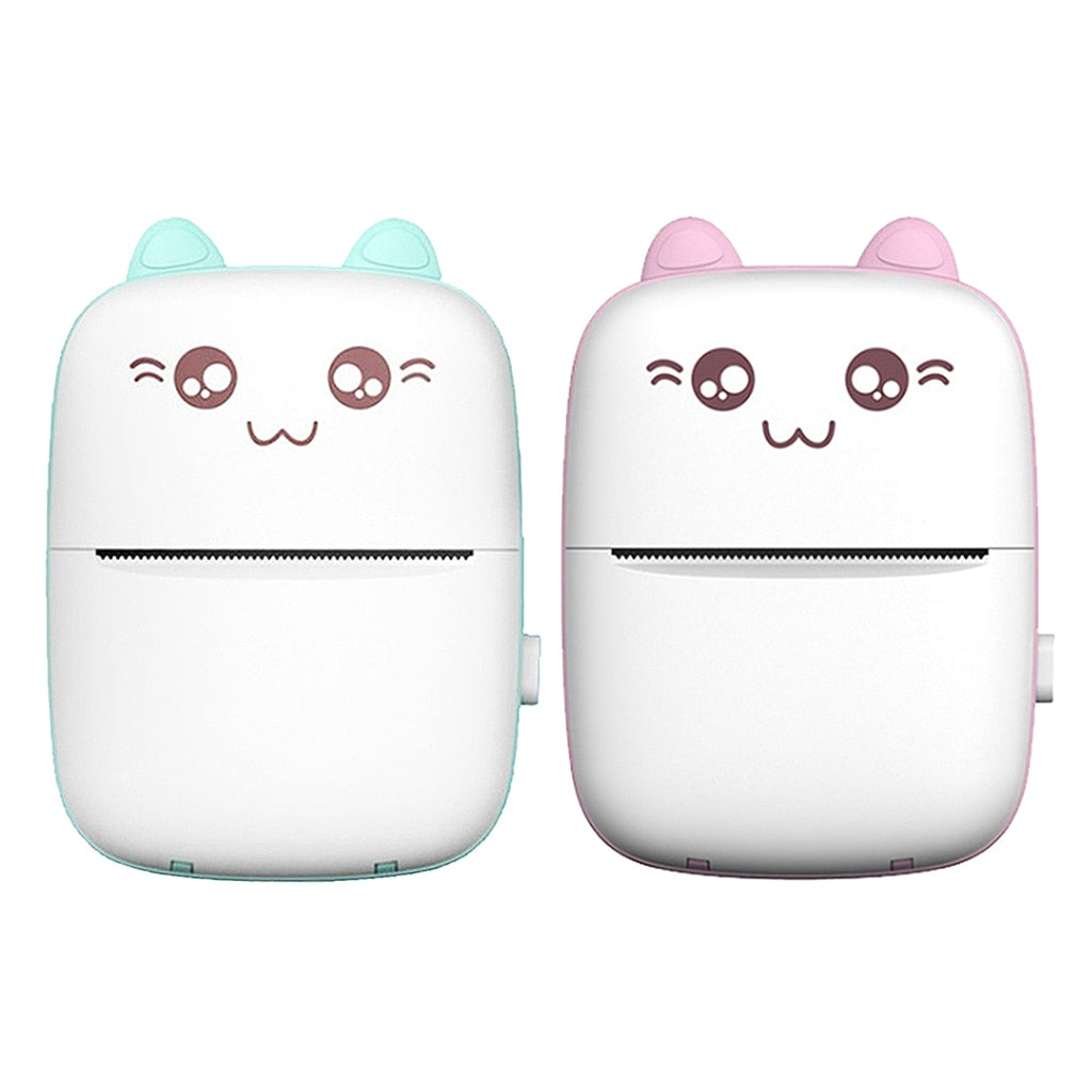 طابعة صغيرة محمولة بلوتوث وايفاي لطباعة الصور من الهاتف | Mini Printer Portable Bluetooth WiFi Mobile Phone Photo Pocket Printer