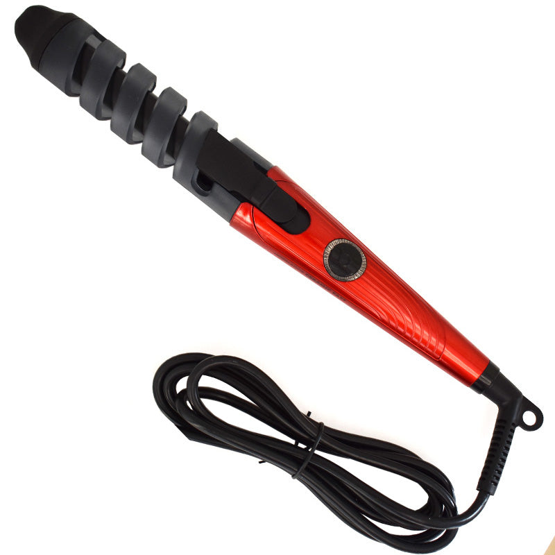 بكرة تجعيد شعر احترافية حلزونية | Professional Hair Curler Roller Magic Spiral Curling Iron