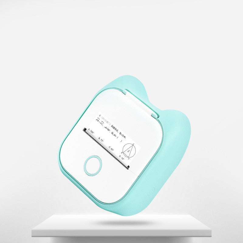 طابعة ملصقات حرارية محمولة بلوتوث للصور والبطاقات والأسئلة | Portable Mini Thermal Label Printer Home Photo Printer Bluetooth Mini Label Printer