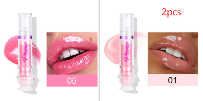 أحمر شفاه سائل لامع | New Tube Lip Rich Lip Color Liquid Lipstick Mirror