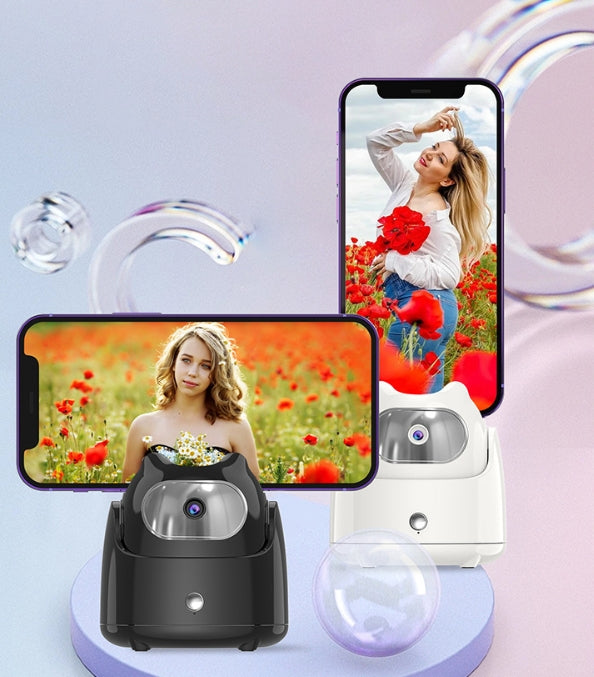 رأس كاميرا ذكي بتقنية التعرف على الوجه بالذكاء الاصطناعي دوران 360 درجة | Intelligent AI Face Recognition Camera Head 360° Rotating Vlog Shooting