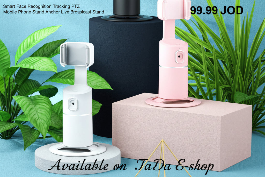 حامل هاتف ذكي بتتبع الوجه وتقنية PTZ للبث المباشر | Smart Face Recognition Tracking PTZ Mobile Phone Stand Anchor Live Broadcast Stand