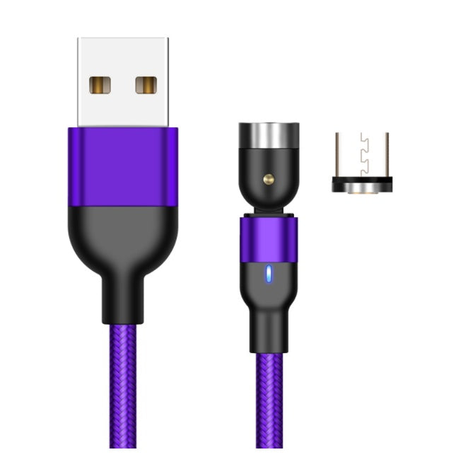 كابل شحن مغناطيسي دوار 360 درجة سريع الشحن | Essager Rotate Magnetic Cable 360 Degree USB Type C Fast Charging