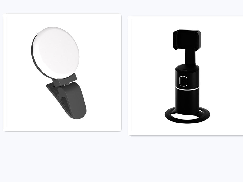 Smart Face Recognition Tracking PTZ Mobile Phone Stand Live Broadcast | حامل هاتف ذكي بتتبع الوجه للبث المباشر