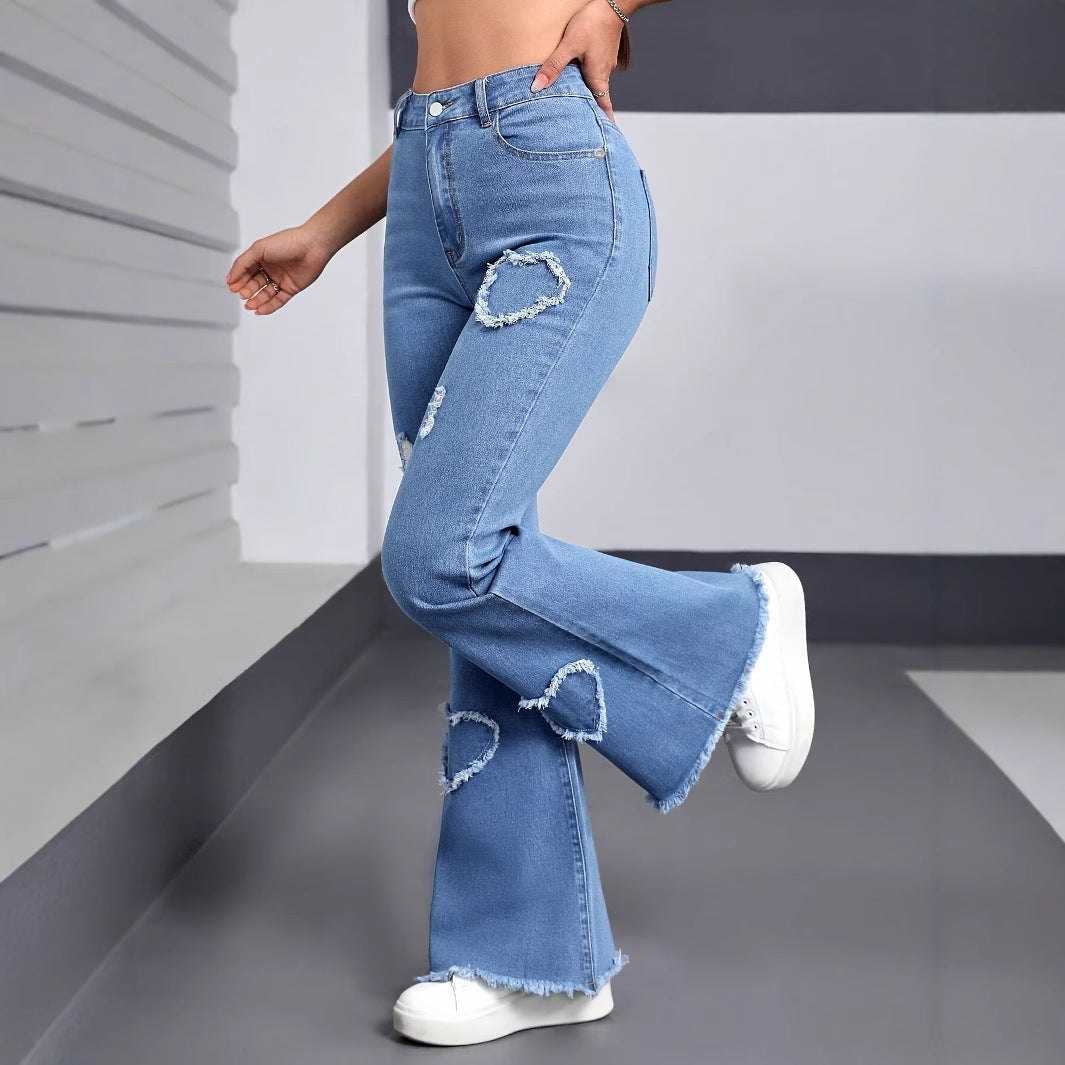 جينز نسائي كاجوال أنيق | Stylish Casual Denim Jeans For Women