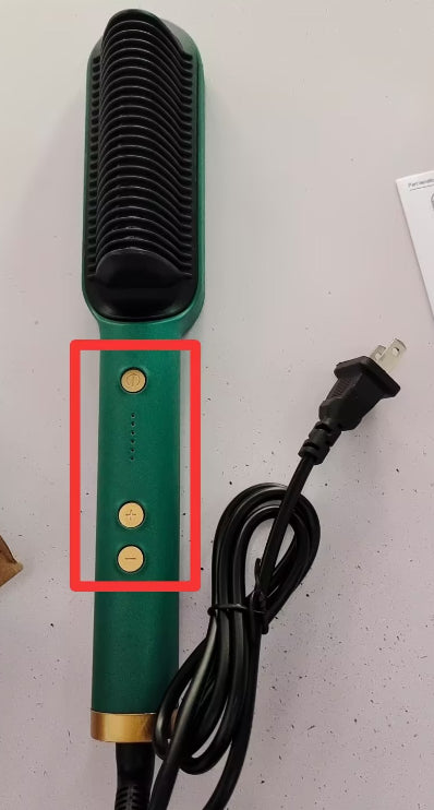 مكواة شعر 2 في 1 مع تجعيد | New 2 In 1 Hair Straightener Hot Comb Curling Tong Electric Hair Brush