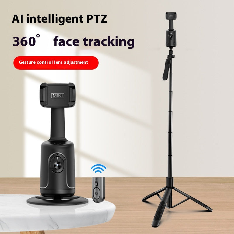 360 Auto Face Tracking Gimbal AI Smart Phone Holder | حامل هاتف ذكي بتتبع الوجه 360 درجة