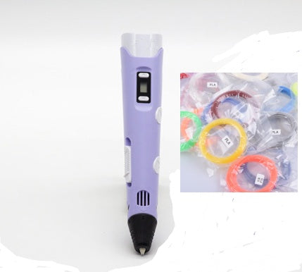 قلم طباعة ثلاثية الأبعاد للأطفال رسم وإبداع | 3D Print Pen Graffiti Stereoscopic Paintbrush Children Puzzle Painting Toy