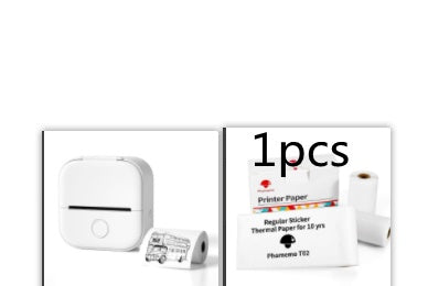 طابعة ملصقات حرارية محمولة بلوتوث للصور والبطاقات والأسئلة | Portable Mini Thermal Label Printer Home Photo Printer Bluetooth Mini Label Printer