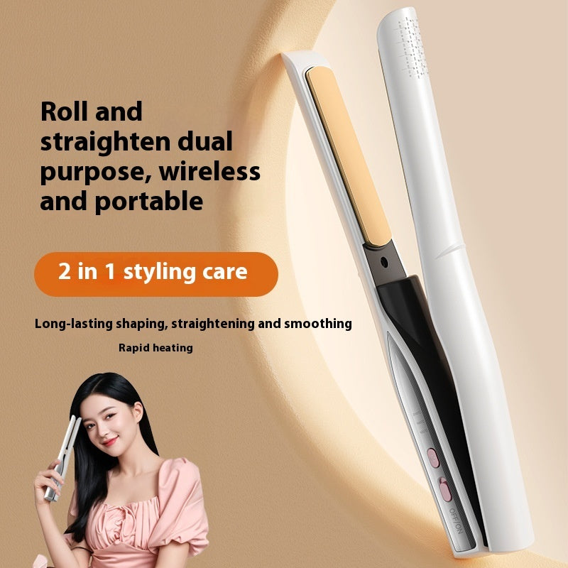 مكواة شعر محمولة بشحن USB | Radio Splint Hair Straightener Portable USB Charging