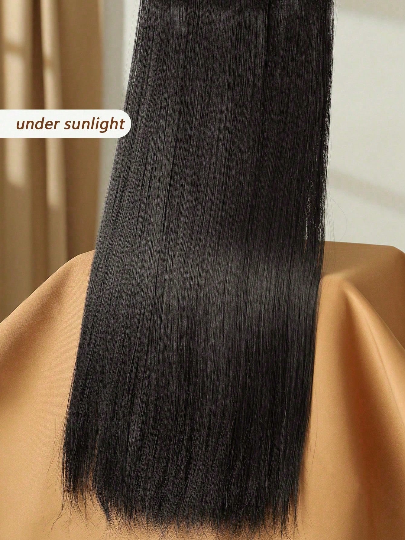 ZURO 16 Clips 22 Inch 7Pcs Black Straight Synthetic Hair Extensions for Women ZURO 16 مشبك – 22 إنش – 7 قطع – وصلات شعر صناعية مستقيمة سوداء للنساء