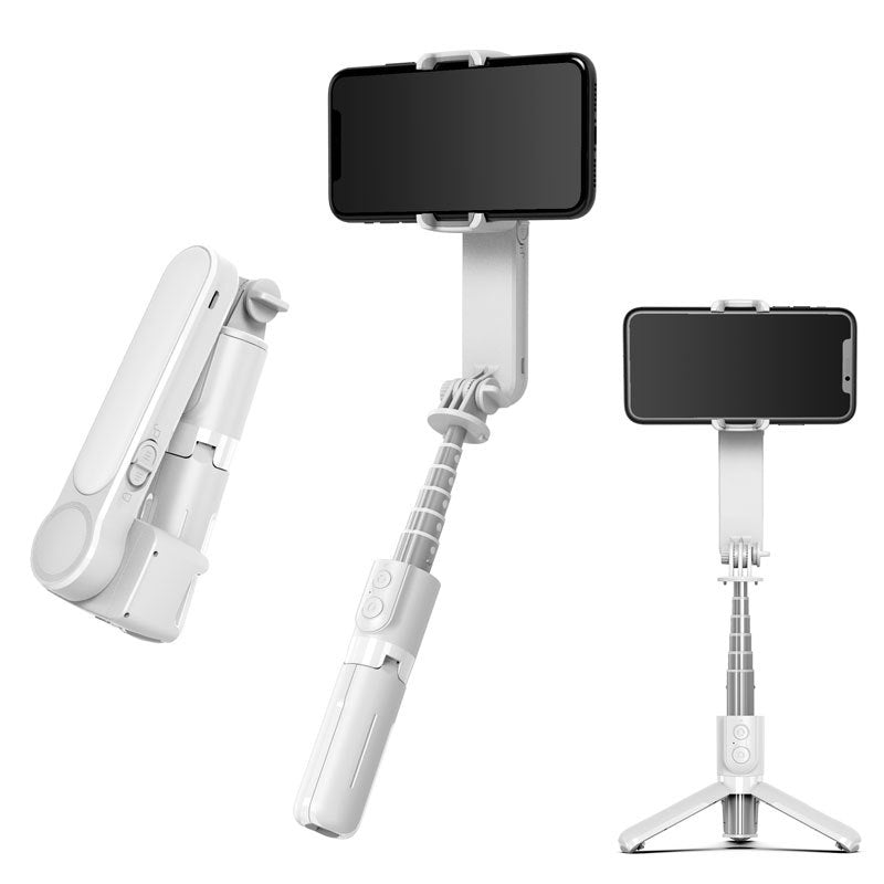 مثبت هاتف مضاد للاهتزاز مع جيروسكوب وحامل ثلاثي | Mobile Phone Stabilizer Anti-Shake Handheld Video Shooting Gyroscope Tripod Selfie