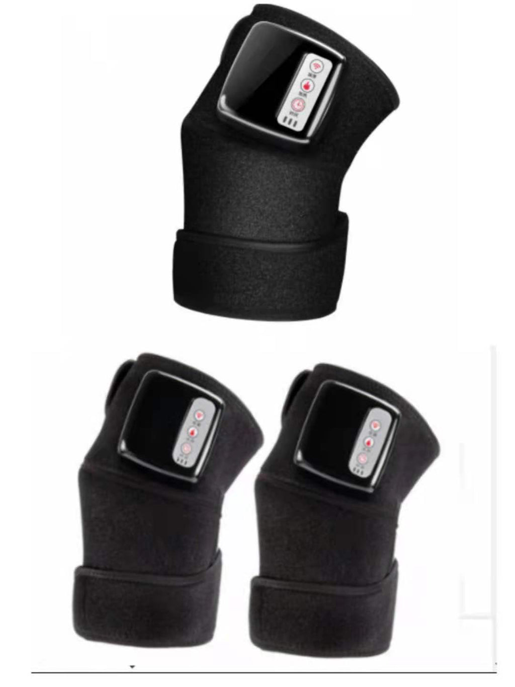 جهاز مساج الركبة بالتدفئة الكهربائية | Electric Infrared Heating Knee Massager Wrap