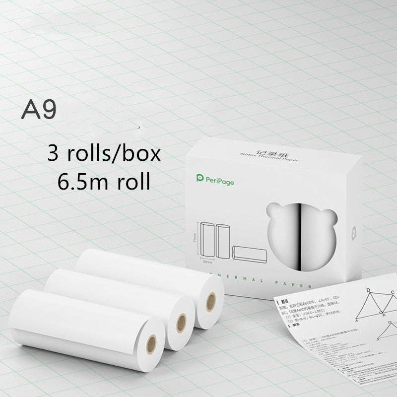 طابعة حرارية لاسلكية صغيرة للملصقات والبطاقات | Mini Bluetooth Wireless Thermal Printer Paper Sticker Label Printer