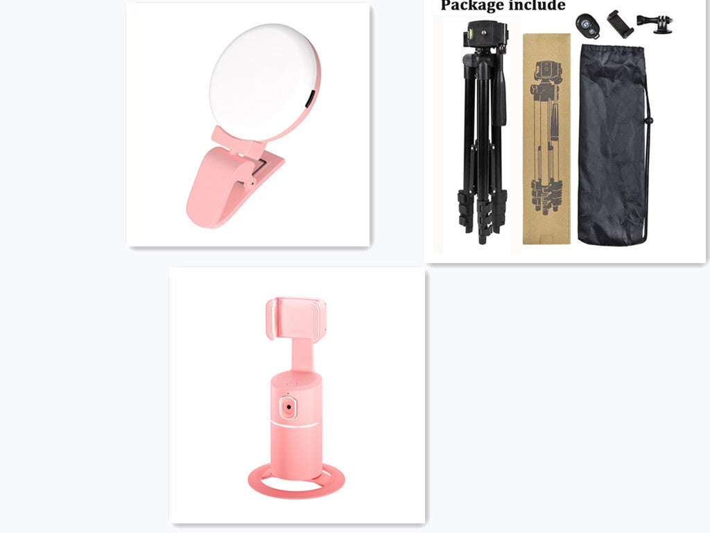 Smart Face Recognition Tracking PTZ Mobile Phone Stand Live Broadcast | حامل هاتف ذكي بتتبع الوجه للبث المباشر