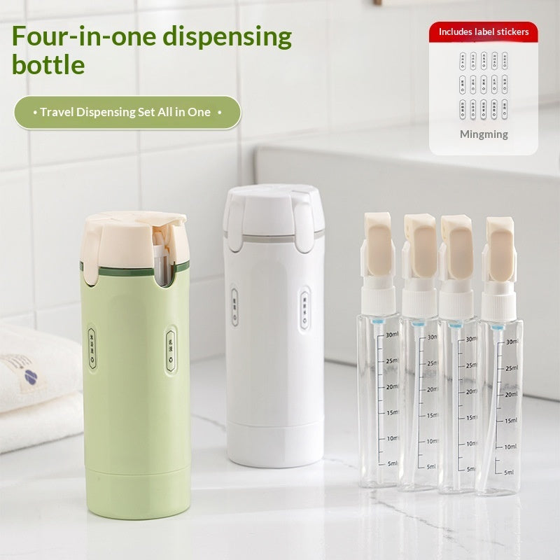 حافظة سفر 4 في 1 محمولة | 4 In 1 Travel Dispenser Portable Travel Bottles