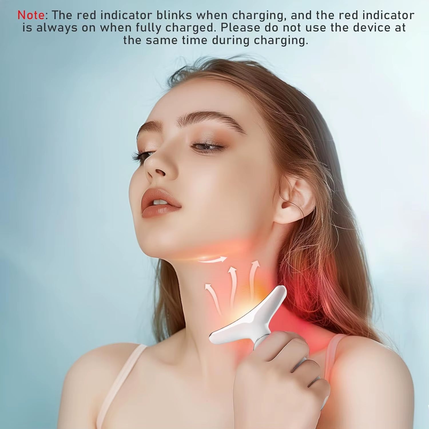 Hot Sale 7 in 1 Antiagingwrinkles Face Massager anti Aging Facial Neck Eye Night Massage Device for Women and Machine