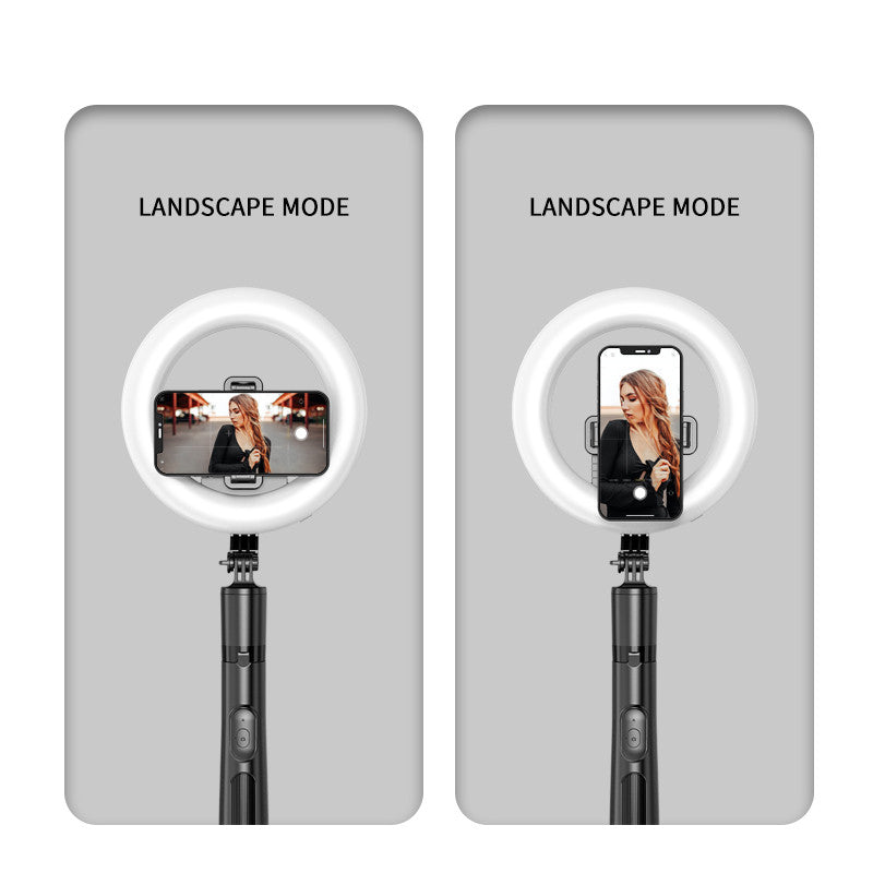 Multifunctional Selfie Stick Q05S with Beauty Ring Light Live Broadcast | عصا سيلفي متعددة الوظائف Q05S مع إضاءة حلقية للبث المباشر