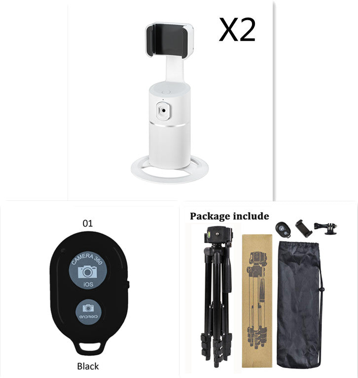 Smart Face Recognition Tracking PTZ Mobile Phone Stand Live Broadcast | حامل هاتف ذكي بتتبع الوجه للبث المباشر