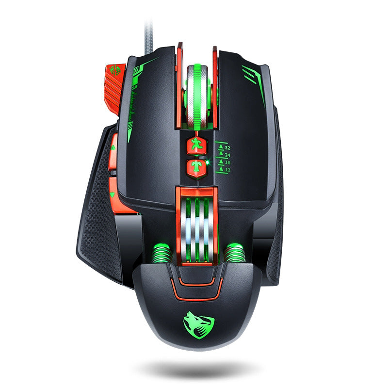 ماوس جيمينج Thunder Wolf V9 احترافي | Thunder Wolf V9 Gaming Mouse Gaming Machine