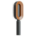 فرشاة شعر ذاتية التنظيف بضغطة واحدة مضادة للكهرباء لمساج فروة الرأس | Self Cleaning Hair Brush One-key Cleaning Anti-Static Airbag Massage Scalp Comb