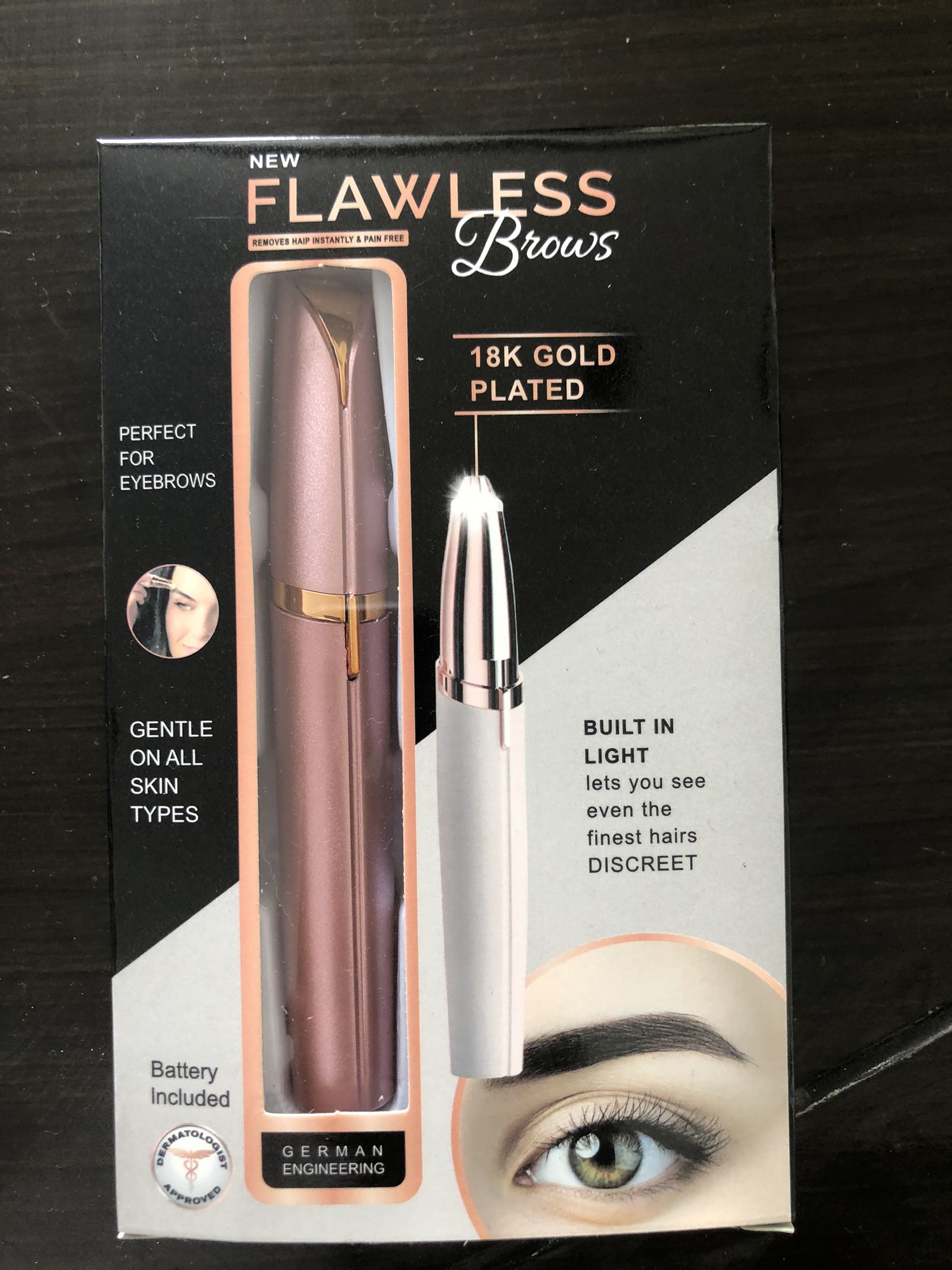 قلم تشكيل الحواجب الكهربائي الصغير | Mini Electric Eyebrow Trimmer Lipstick Brows Pen