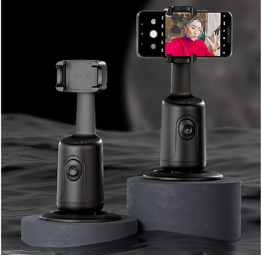 360 Auto Face Tracking Gimbal AI Smart Phone Holder | حامل هاتف ذكي بتتبع الوجه 360 درجة