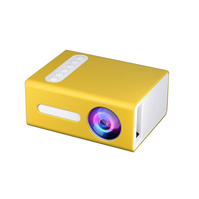 بروجكتور منياتور منزلي HD 1080P للسينما والعروض | Home Office T300 Projector HD 1080P Miniature Mini Projector