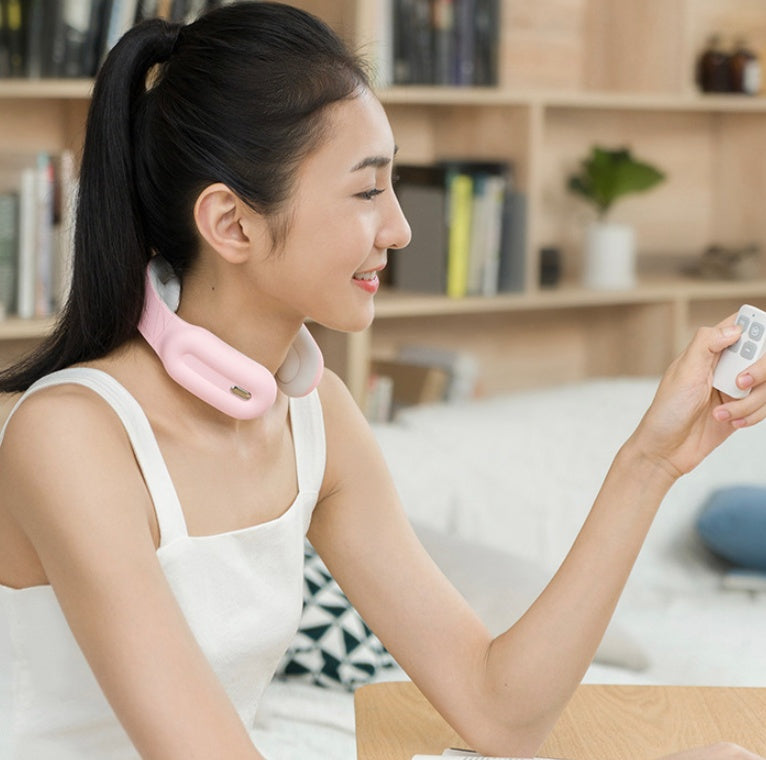مساج عنق وكتف ذكي بتحكم عن بعد | Cervical & Shoulder Massager Intelligent Remote Control