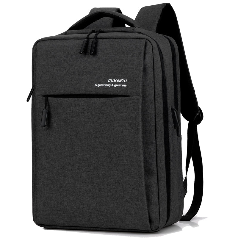 حقيبة ظهر لابتوب مضادة للماء والصدمات بشحن لاسلكي | Waterproof Shockproof Rechargeable Backpack Laptop Bag
