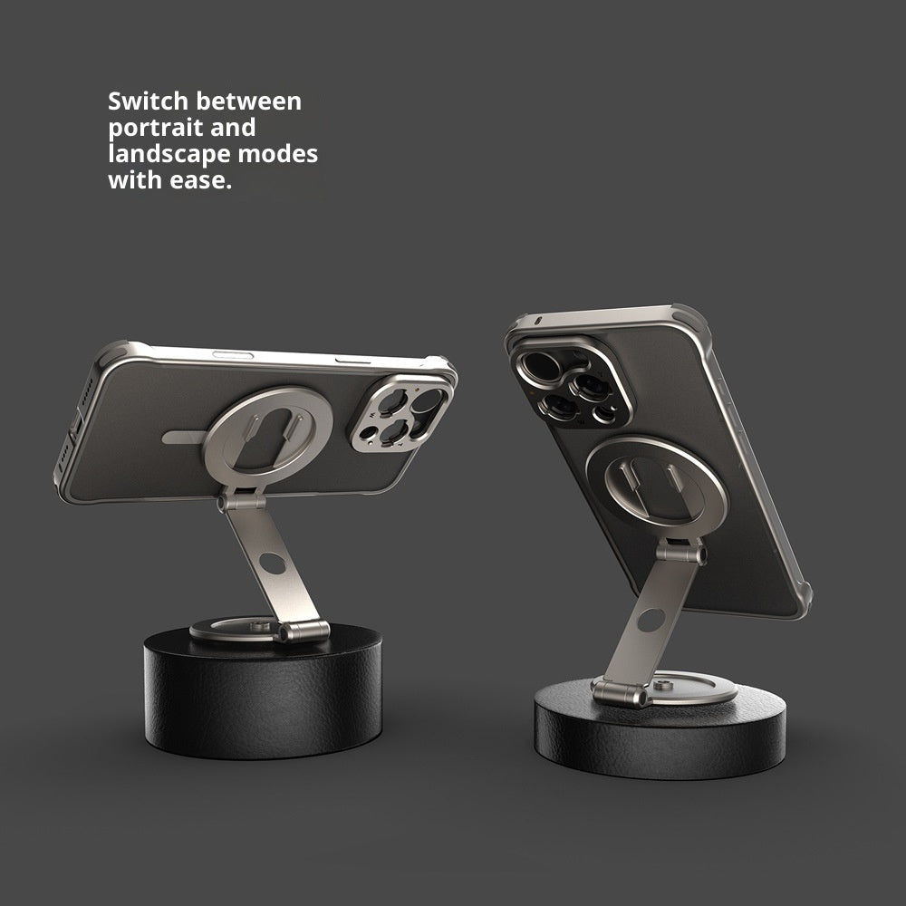 حامل مغناطيسي مزدوج للهاتف للتصوير الاحترافي مع منفذ Cold Shoe | Professional Photography Cold Shoe-Port Accessories Mobile Phone Double Magnetic Bracket