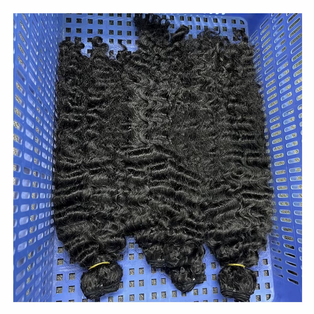 TOP Sale Raw Natural Wavy 100% Cambodian Burmese Human Hair Weave Virgin Soft Burmese Curly Cambodian Hair Bundles