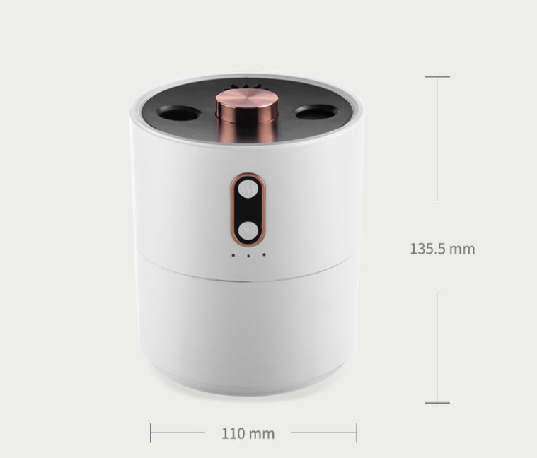 Volcanic Flame Aroma Essential Oil Diffuser USB Portable Jellyfish Air Humidifier Night Light Lamp | موزع زيوت عطرية بلهب بركاني مرطب هواء محمول بإضاءة ليلية