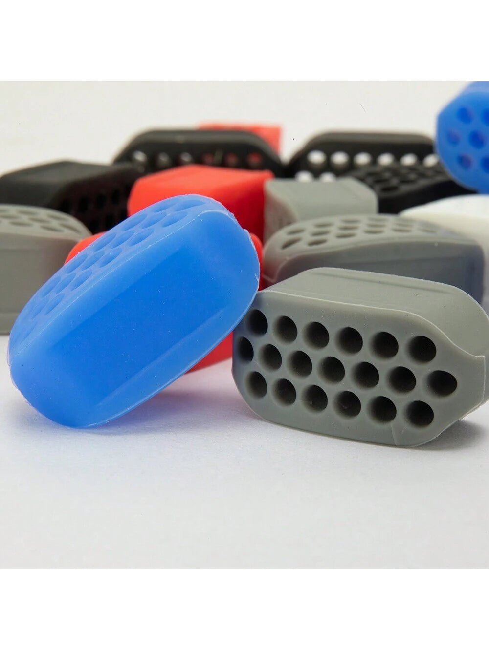 2Pcs Chin Exerciser, Fitness Face Muscle Trainer, Silicone Chewing Jaw Exerciser,Beauty,Skin Care Products,Spa,Self Care,Skin Care Tools,Face Care,Esthetician Supplies,Massage,Face Massage Tool,Face Roller