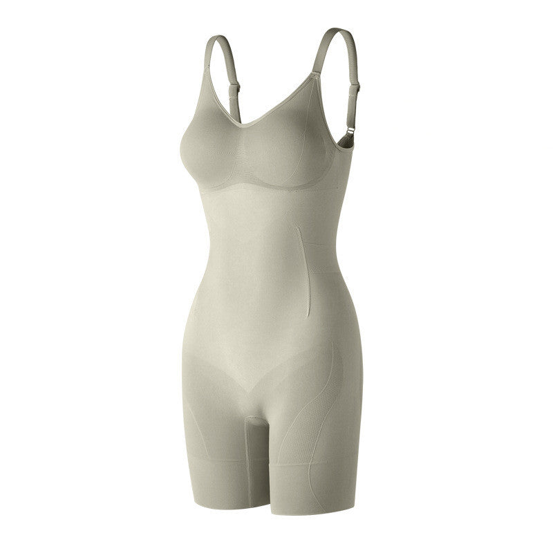 مشد نسائي لنحت البطن ورفع الأرداف بعد الولادة | Belly Contracting And Hip Lifting Postpartum Body Shaping Waist Slimming Seamless Tight Show Clothes