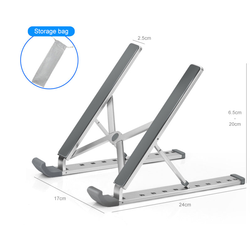 حامل لاب توب وتابلت مكتبي قابل للرفع والطي | Folding Lifting Desktop Notebook Tablet Computer Stand